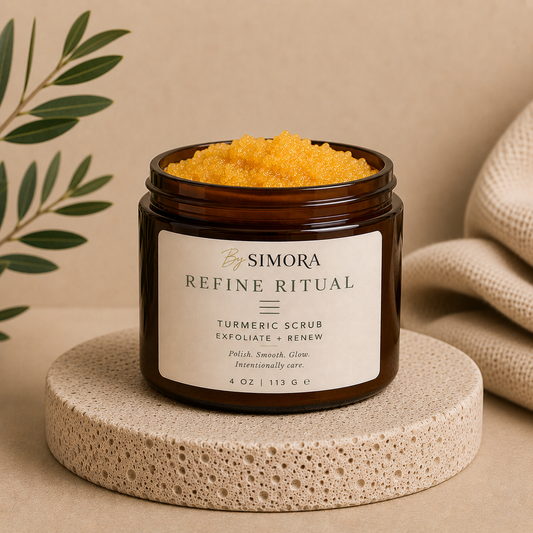 Turmeric Face & Body Scrub | Brightening Exfoliating Scrub